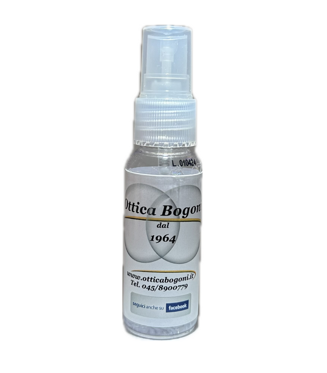 Spray per pulizia delle lenti degli occhiali